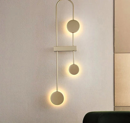 multiple Circle's sconce light
