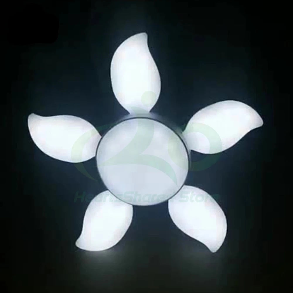 LED Five-leaf Folding 360 Degree light bulb's