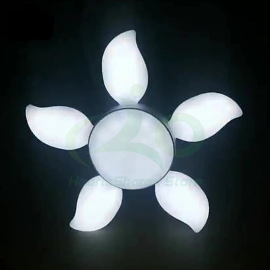 LED Five-leaf Folding 360 Degree light bulb's