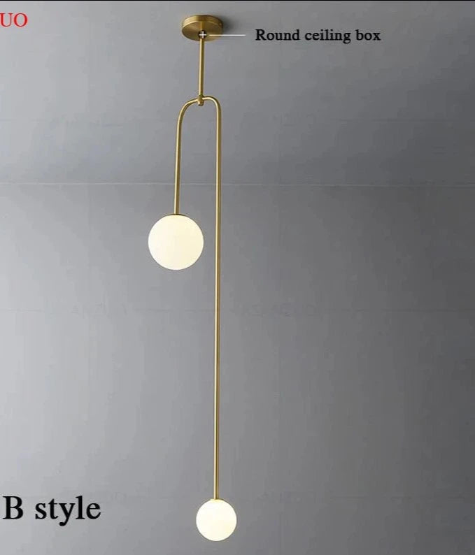 Nordic bedside pendant