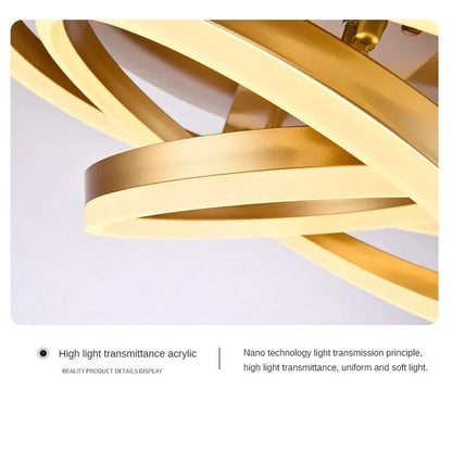 Led Scandinavian Ceiling Fan