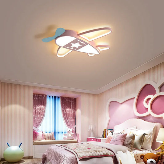 Airplane Ceiling fan Light For Kids Bedroom