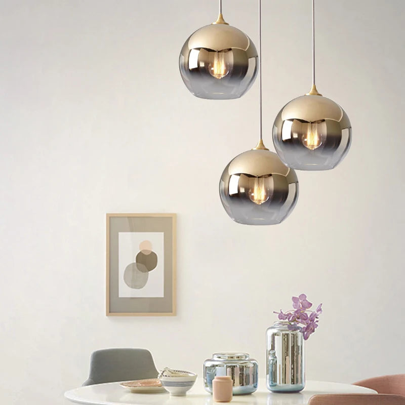Nordic Glass Ball pendent light