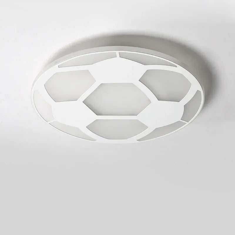 Lámpara de fútbol moderna para niños, luz Led de techo con Control remoto, decoración para sala de estar, dormitorio, habitación de niños, iluminación acrílica para el hogar