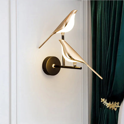 Remote control Led Bird sconce Light