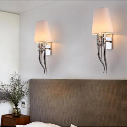 Modern Fabric sconce light