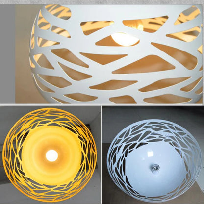 Led metal Hollow contemporary pendent light