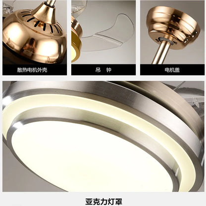 Nordic Remote Control Ceiling Fan with Light