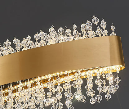 Wave Crystal Chandelier