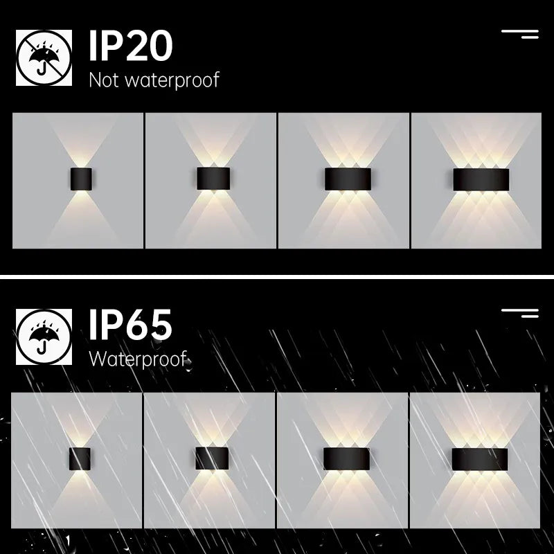 Aluminium LED Waterproof IP65 Interior sconce light