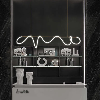 Long hose Led ceiling chandelier