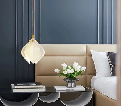 Ceramic Magnolia pendent light