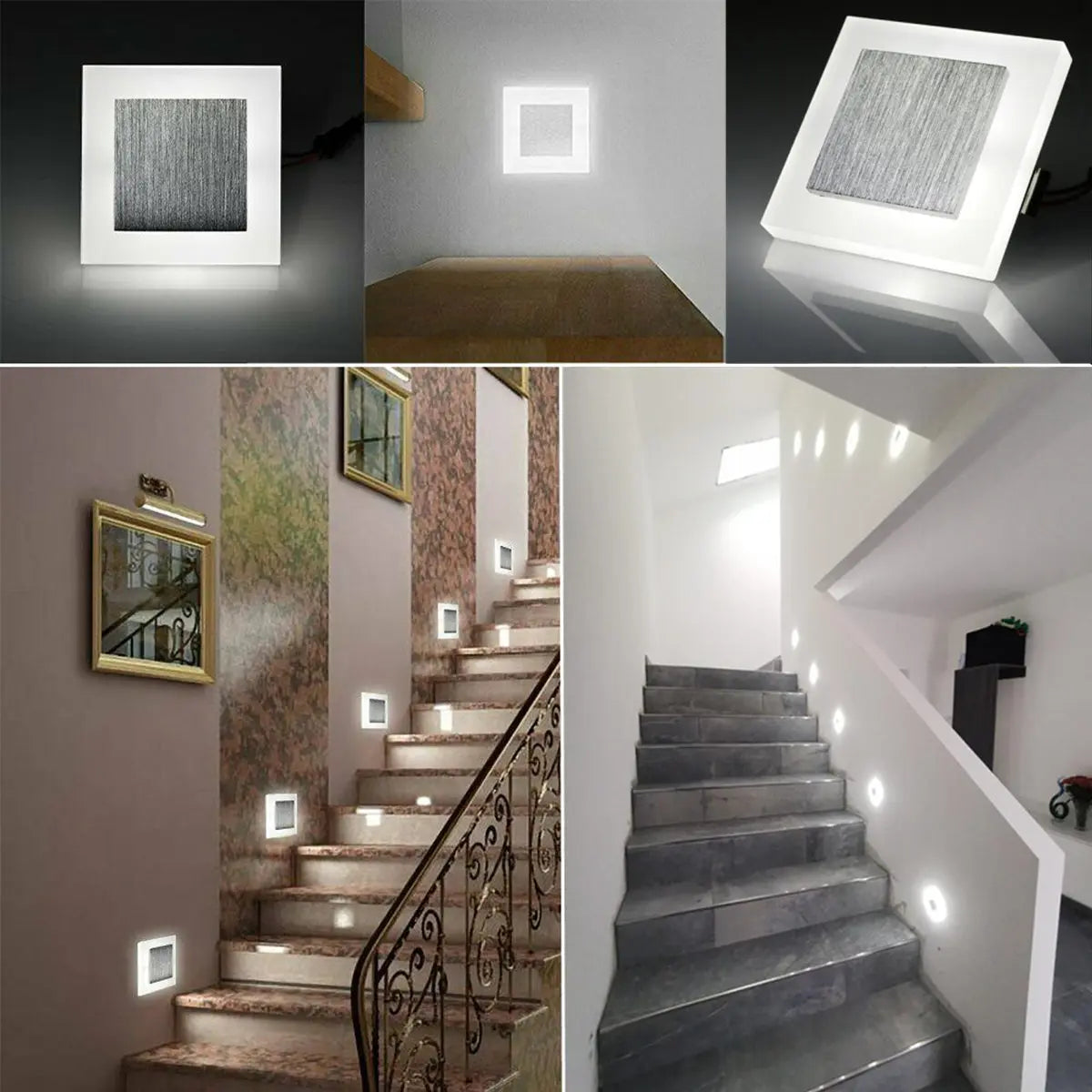 LED Acrylic Decor Recessed Wall Light
