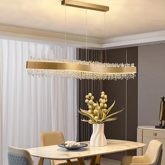 Wave Crystal Chandelier