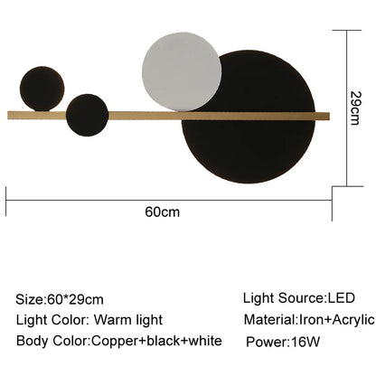 Led Nordic Creative Art sconce light
