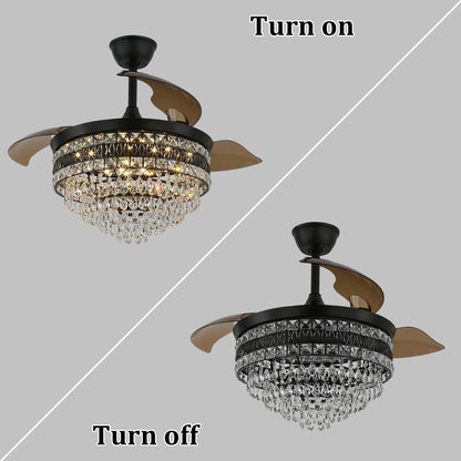 Smart Ceiling Fan APP RC Adjustable 6 Level Speed