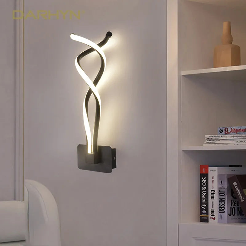 Lusterless Background LED Sconce Light