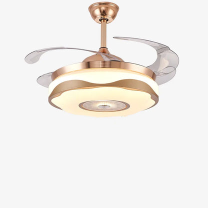 Nordic Simple Intelligent Led Remote Control Bluetooth Speaker Lighting Fan