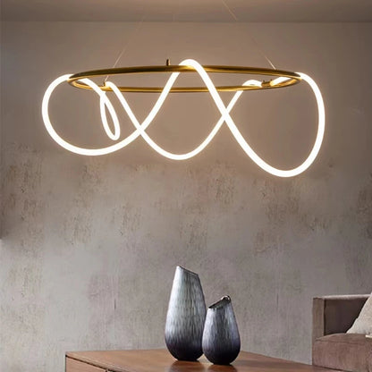 Long hose Led ceiling chandelier