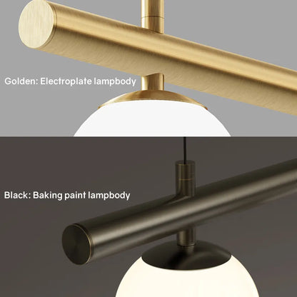 Nordic LED double L shape pendent