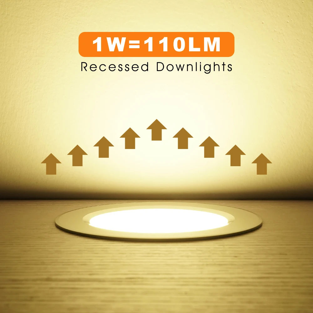 No External Driver LED Recessed Downlight