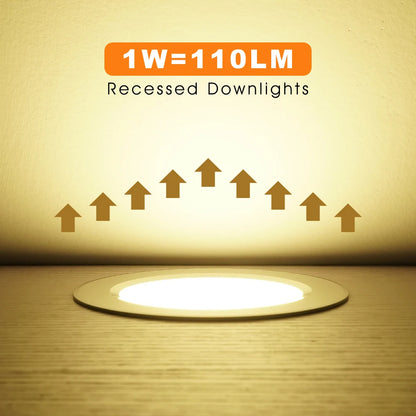 No External Driver LED Recessed Downlight