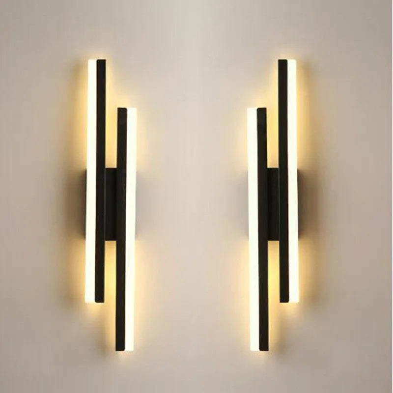Acrylic double Line Sconce light