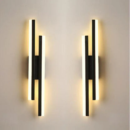 Acrylic double Line Sconce light