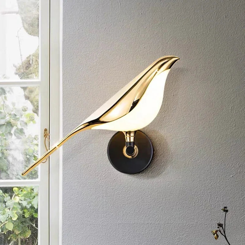 Remote control Led Bird sconce Light