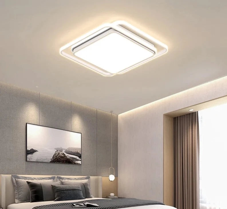 Double stack led flush mount lighting