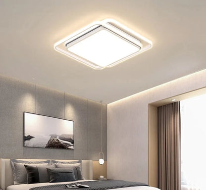 Double stack led flush mount lighting
