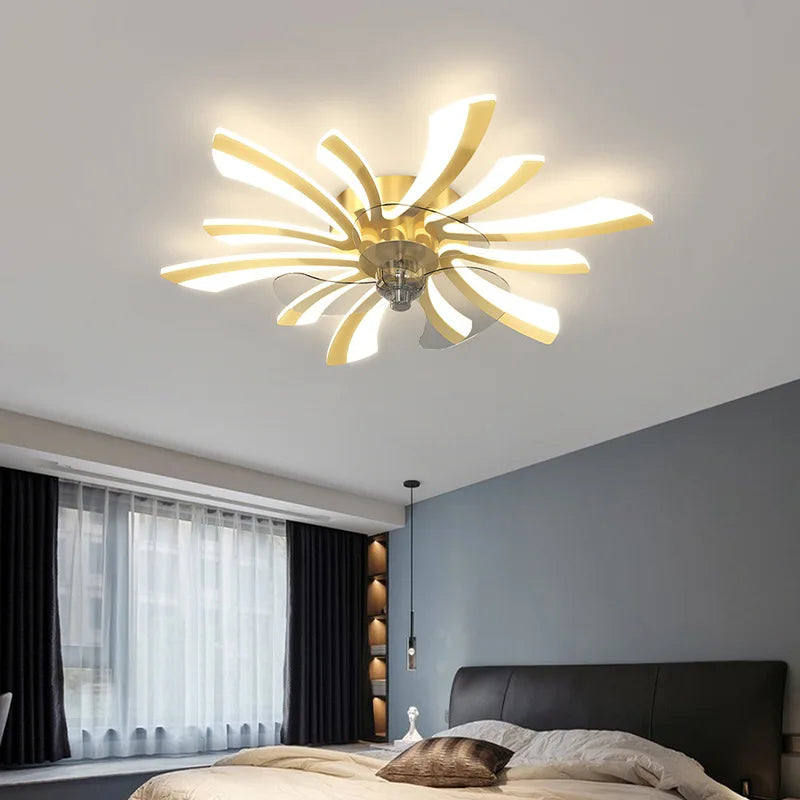 LED Remote Control High Brightness ceiling fan