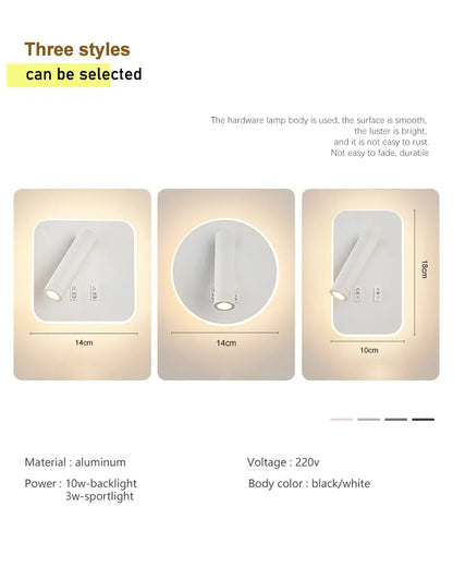 350 Degree adjustable sconse light