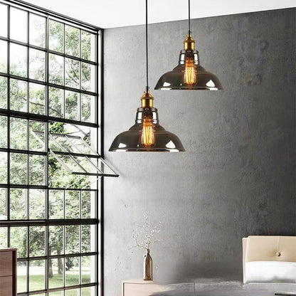 Nordic American Style Industrial Vintage Glass pendent light