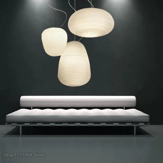 Nordic milky White Glass pendent lights