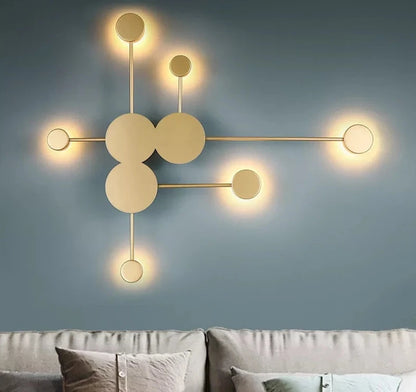 multiple Circle's sconce light
