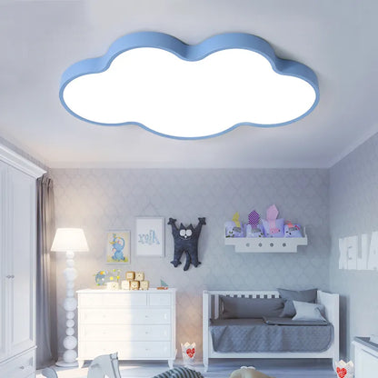 Luces Led de techo en forma de nube, lámpara de techo Multicolor para habitación de niños, candelabro de dibujos animados para dormitorio, lámparas de guardería y guardería