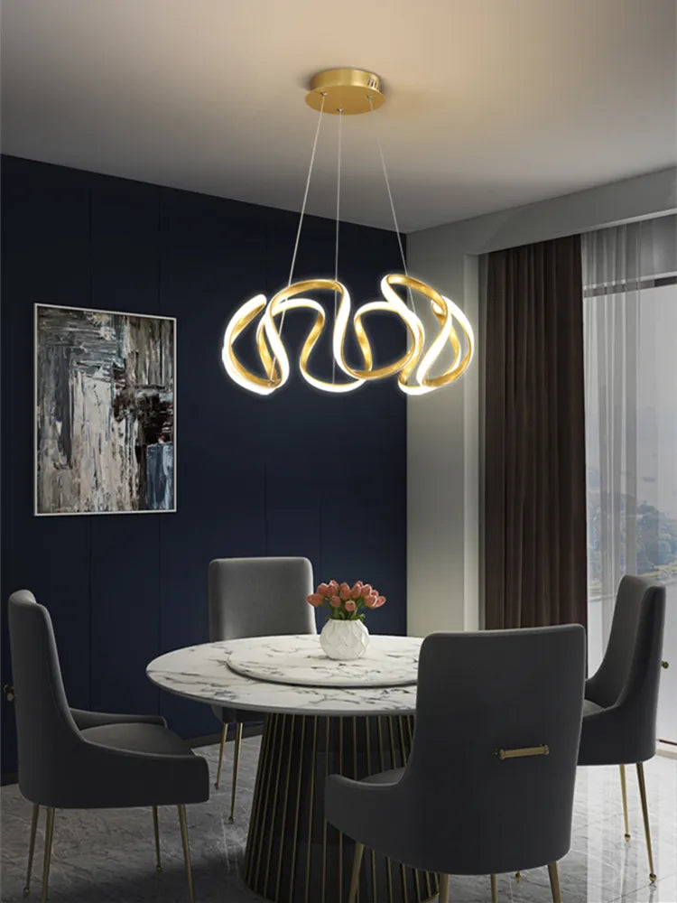 Modern Nordic Led Gold/Black pendent light