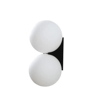 Nordic white double/single sphere sconce light