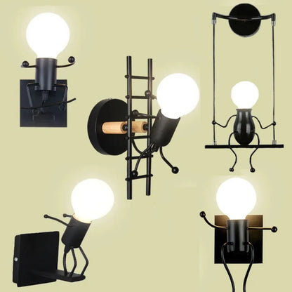 LED Little Iron Man Sconce Lamps