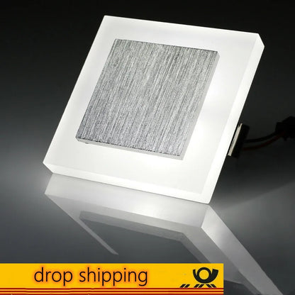 LED Acrylic Decor Recessed Wall Light