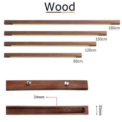 Luces colgantes de madera, lámpara colgante de mesa moderna, luz LED lineal larga, iluminación de Isla de cocina para comedor, sala de estar y oficina