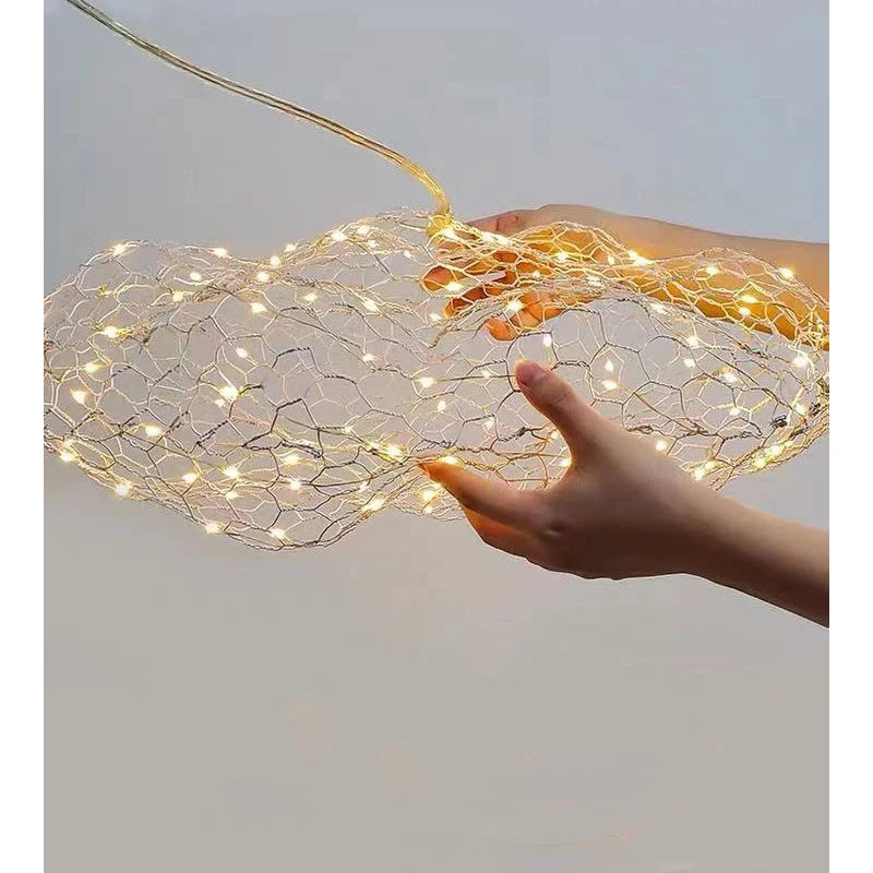 Iron Art Cloud Ceiling Chandelier