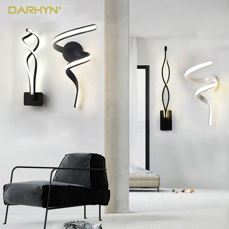 Lusterless Background LED Sconce Light