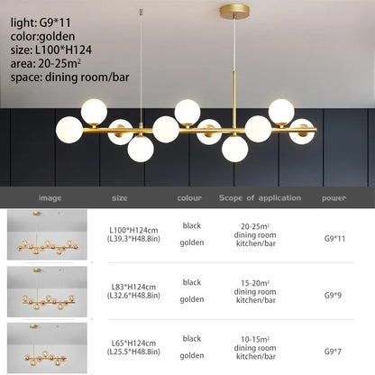 LED Multi-Glass spear pendent