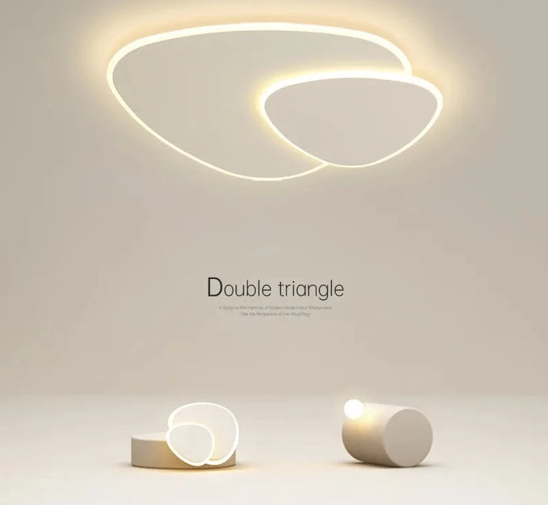 Lámpara de techo Led, candelabro de habitación moderno, decoración del hogar para dormitorio, comedor, iluminación interior ultrafina, Control remoto