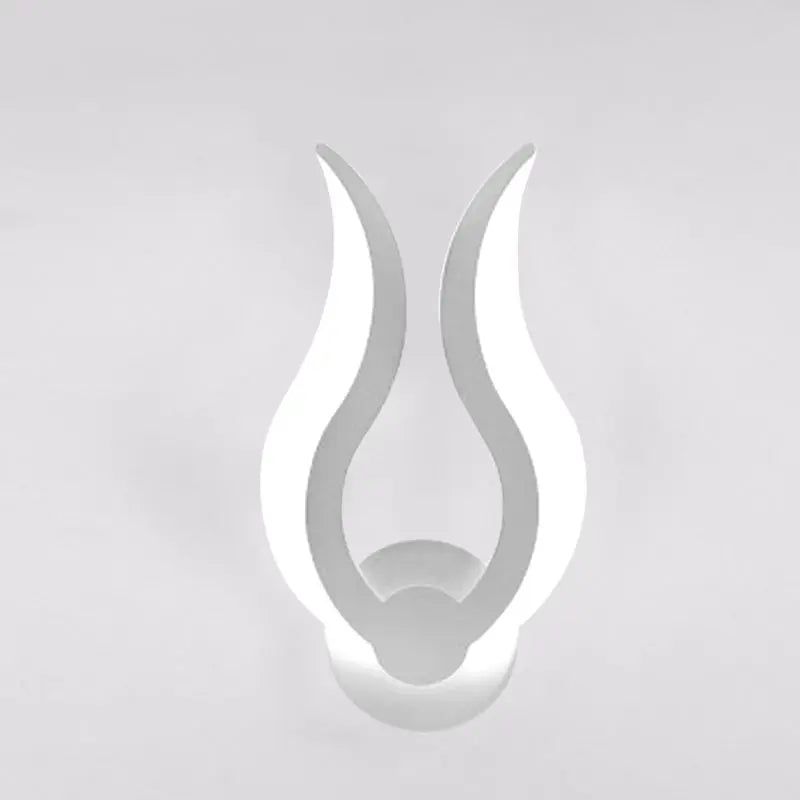 LED Acrylic Flame Sconce light