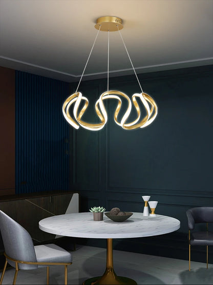 Modern Nordic Led Gold/Black pendent light