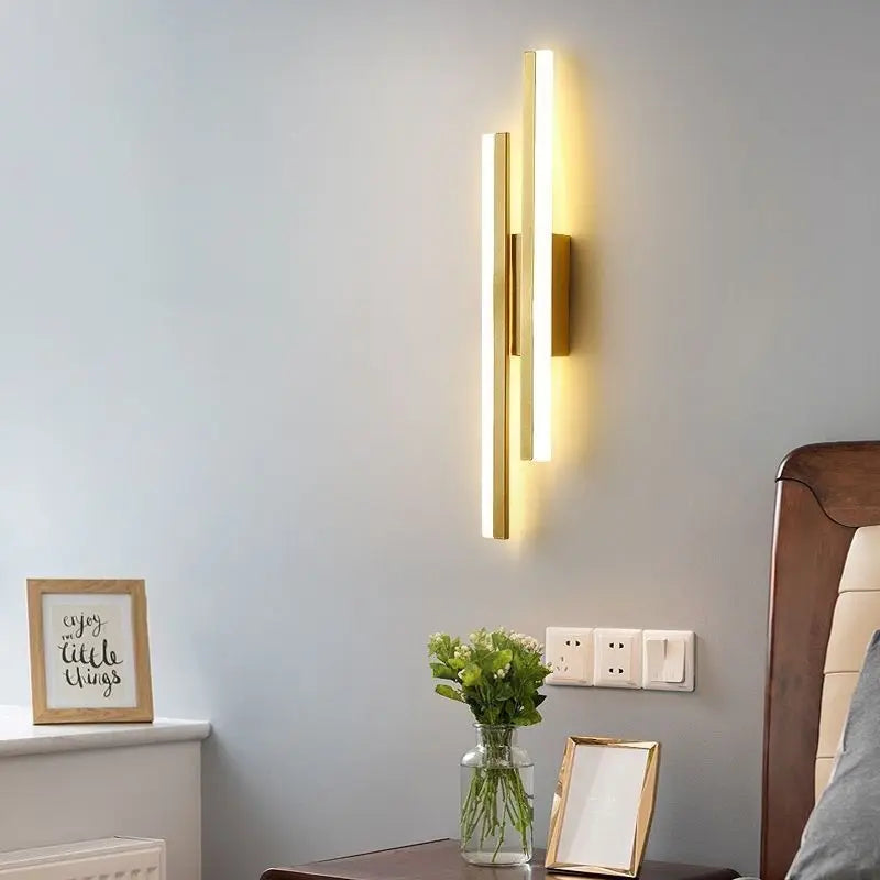 Acrylic double Line Sconce light