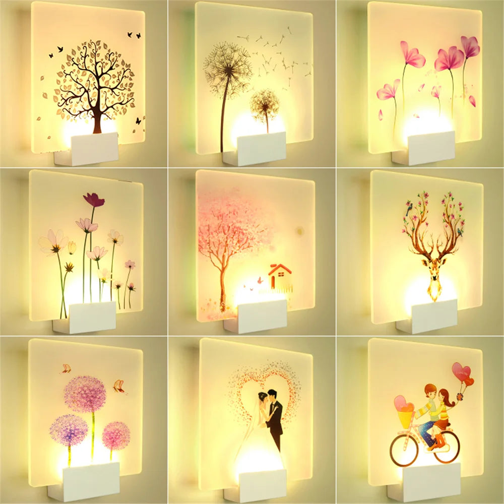 Nordic Creative LED Mural Wall Lights
